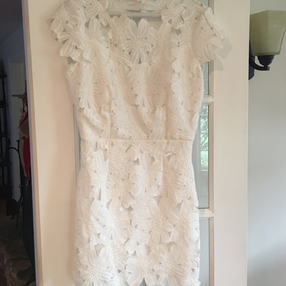 White mini dress